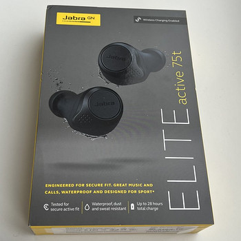 Jabra Elite Active 75t Wireless Charging Enabled Grey/Navy