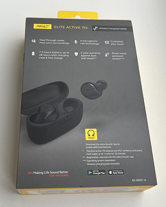 Jabra Elite Active 75t Wireless Charging Enabled Grey/Navy (2 foto / 2)