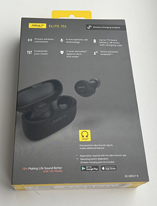 Jabra Elite 75t Wireless Charging Enabled Black (2 фото из 2)