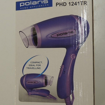 Электрический фен Polaris PHD 1241TR + инструкция + коробка