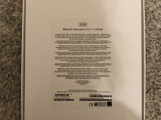 Apple Ipad 32 Гб (8-го поколения) Wi-Fi + сотовая связь