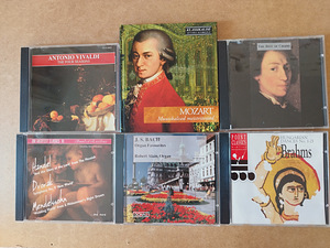 Cd plaadid klassikalise muusikaga 6 tk 5 Eur + 18 tk 5 Eur (1 foto / 3)