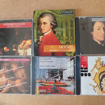 Cd plaadid klassikalise muusikaga 6 tk 5 Eur + 18 tk 5 Eur