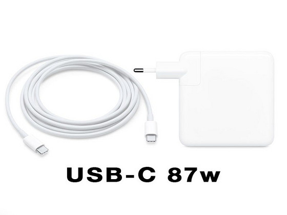 Apple Magsafe 87w analoog laadija + usb c kaabel