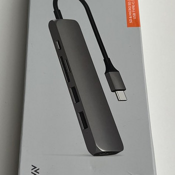 Satechi SLIM ALUMINUM TYPE-C MULTI-PORT ADAPTER V2