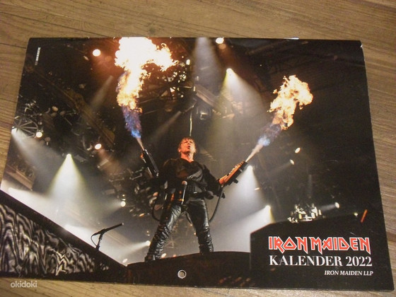 Настенный календарь Iron Maiden на 2022 год