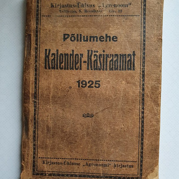 Põllumehe kalender käsiraamat 1925