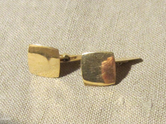 Gold cufflinks 18k
