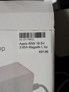 Apple зарядка для ноутбука (1 фото из 3)