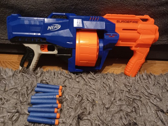 Nerf SurgeFire + 9 патрон