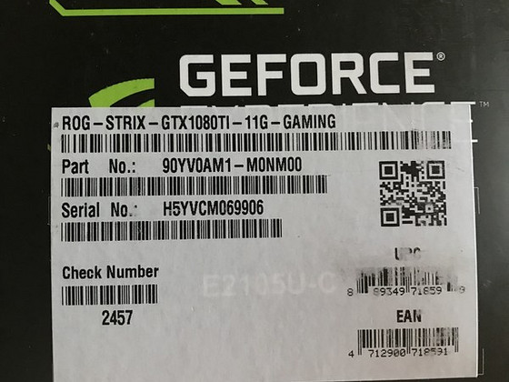 1080TI ASUS ROG Strix GeForce® GTX 1080 Ti 11 ГБ
