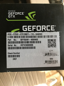 1080TI ASUS ROG Strix GeForce® GTX 1080 Ti 11GB (1 foto / 2)