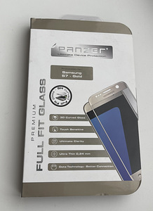 Samsung Galaxy S7 Gold Panzer Premium Full Fit Glass (1 фото из 2)
