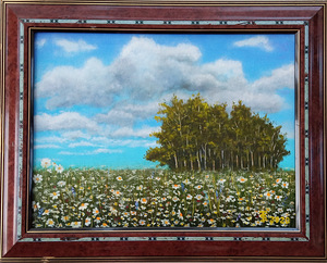 Glezna "Mākoņi" eļļa, audekls 40*50 (1 foto no 2)