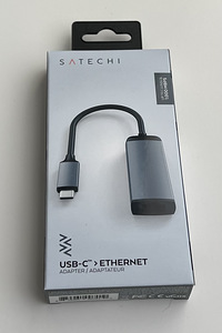 Satechi TYPE-C Gigabit Ethernet Adapter , Space Gray (1 фото из 4)
