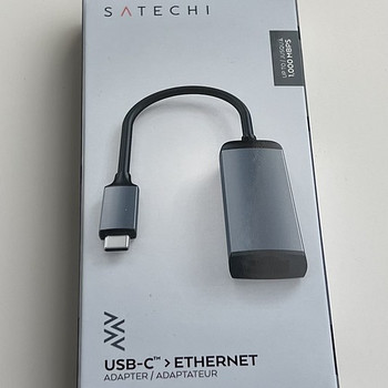 Satechi TYPE-C Gigabit Ethernet Adapter , Space Gray