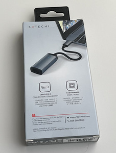 Satechi TYPE-C Gigabit Ethernet Adapter , Space Gray (2 фото из 4)