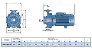 Tsentrifugaalpump Pedrollo F100/160A 22kW, 5500L/min (2 foto / 3)