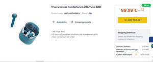 Müüa kõrvaklapid JBL Tune 220 (1 foto / 4)
