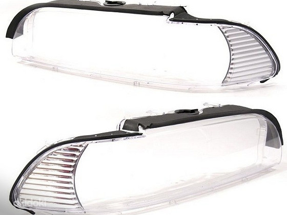 Стекло на фары DJ, TYC original, BMW E39 2001 -2003