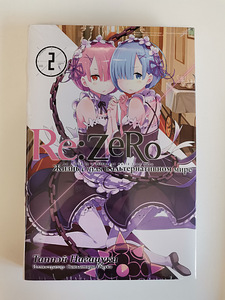 Raamat "Re:zero" 2. köide vene keeles (1 foto / 2)