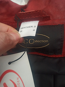 Новая кожаная куртка JCCollection размер 48, 52, 54 (9 фото из 9)