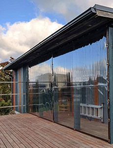Pehmed aknad / läbipaistvad kardinad verandale, terrassile j (3 foto / 4)