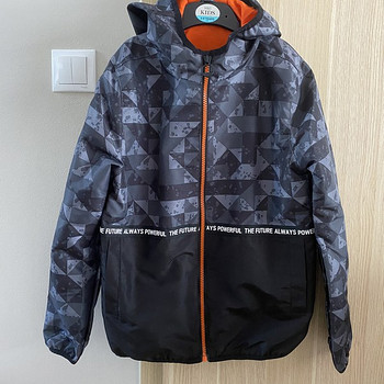 Новая к/с ветрозащитная куртка 134см-140см