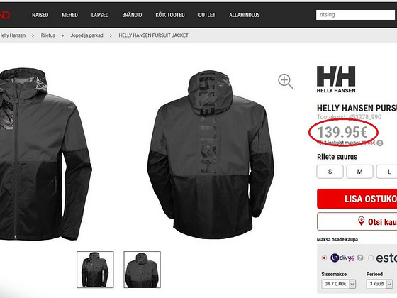 HELLY HANSEN PURSUIT JACKET