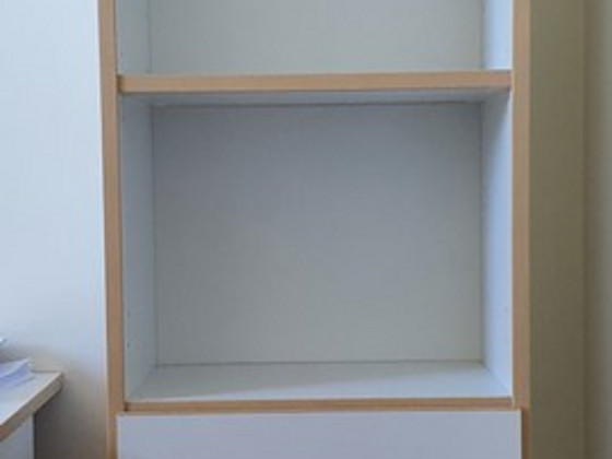 Laste raamaturiiul valge/детская книжная полка белая