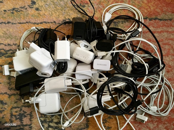 Зарядные устройства и кабели для iPhone, Samsung, Lenovo, No
