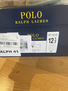 Кроссовки поло Ralph Lauren на дачу (3 фото из 3)