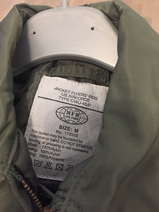 Jacket flyers kids us airforce originaal suurus 98-100 (3 foto / 3)
