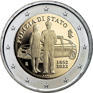 2 евро Италия 2022 UNC (1 фото из 1)