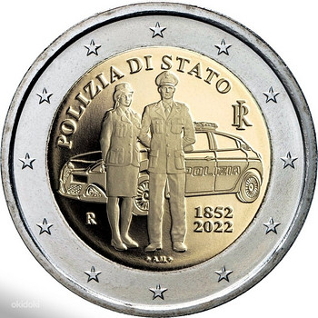 2 евро Италия 2022 UNC