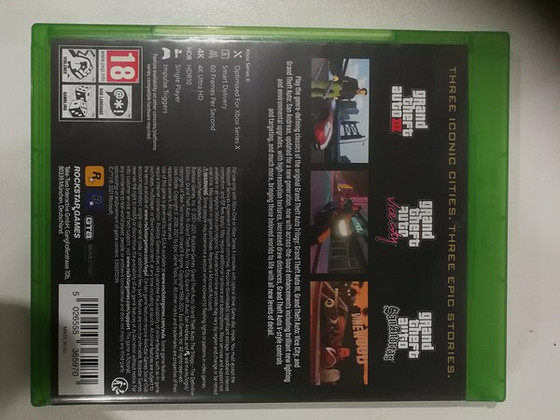 GrandTheft Auto The Trilogy Xbox Диск
