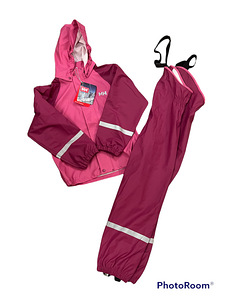Новый малиново-розовый дождевик HellyHansen без подкладки s134 (1 фото из 1)
