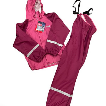 Uus HellyHansen vaarika roosa vihmakomplekt voodrita s134