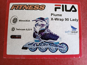 Женские роликовые коньки Fila Plum X-Wrap 90 Lady (39) (3 фото из 3)