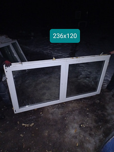 Окно пвх 236х120 (1 фото из 1)