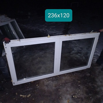Окно пвх 236х120