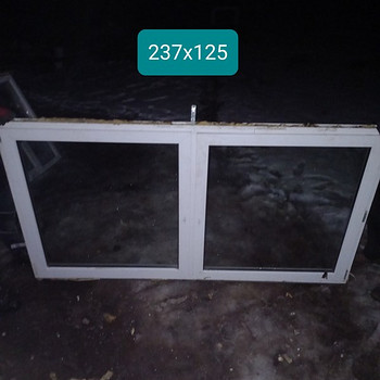 Окно пвх 237х125