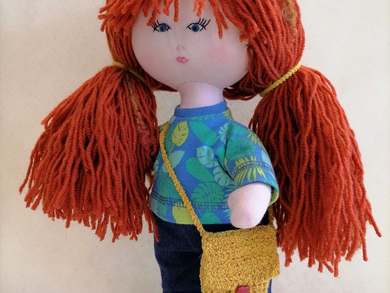 Ручная работа. Игровая кукла для девочек 6-12 лет.