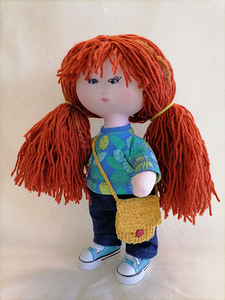 Ручная работа. Игровая кукла для девочек 6-12 лет. (1 фото из 6)