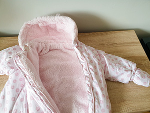 Mothercare очень теплый зимний комбинезон, размер 74 (4 фото из 5)