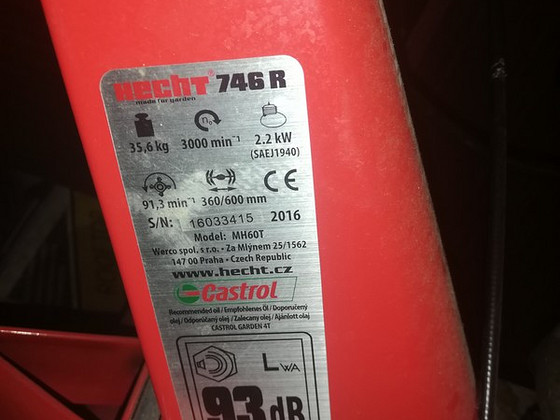 Müün peaaegu kasutamata lõikuri 61 cm HECHT 746R