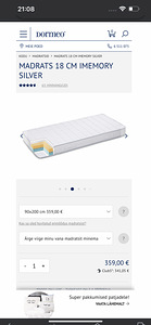 Dormeo Imemory Silver 90x200cm (4 фото из 5)