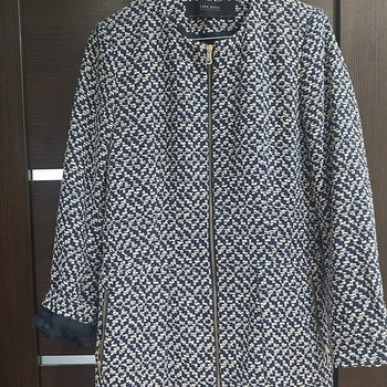 Zara Basic удлинённый пиджак на замке, размер М.