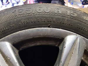 Veljed Svft 15" 5x100 + rehvid 195/60R15 Subaru (5 foto / 5)