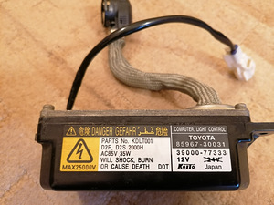 Toyota/Lexus Xenon plokk (2 foto / 2)